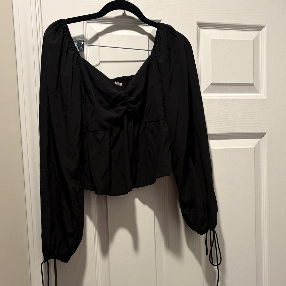 Elegant Black Women's Top